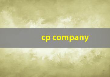 cp company